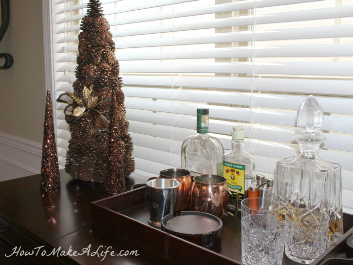 Buffet table