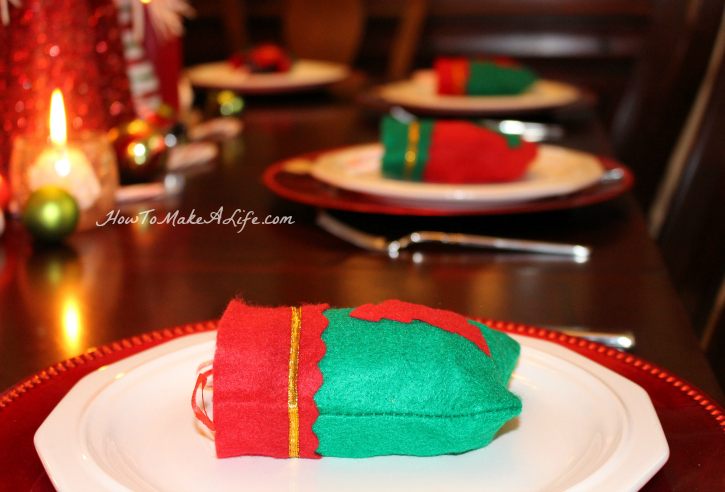 Place setting with stocking