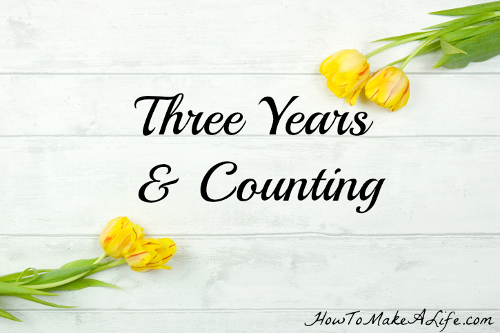Celebrating three years of How To Make A Life