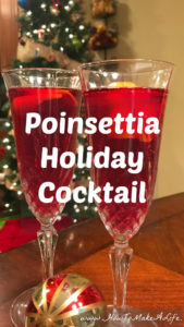 Poinsettia Holiday Cocktail
